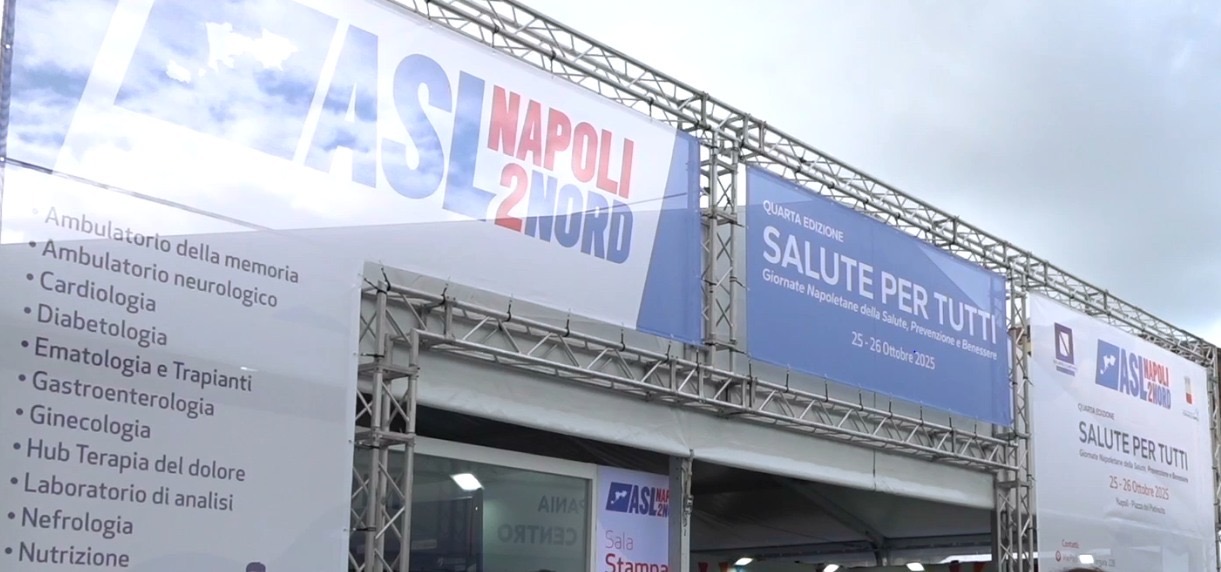 Giornate della Salute, l'Asl Napoli 2 Nord in Piazza del Plebiscito sabato e domenica